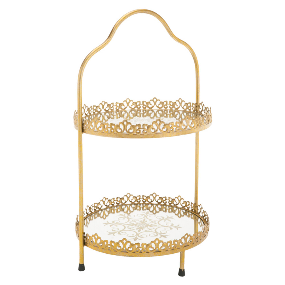 High Tea Cake Stand with 2 Tiers Created with