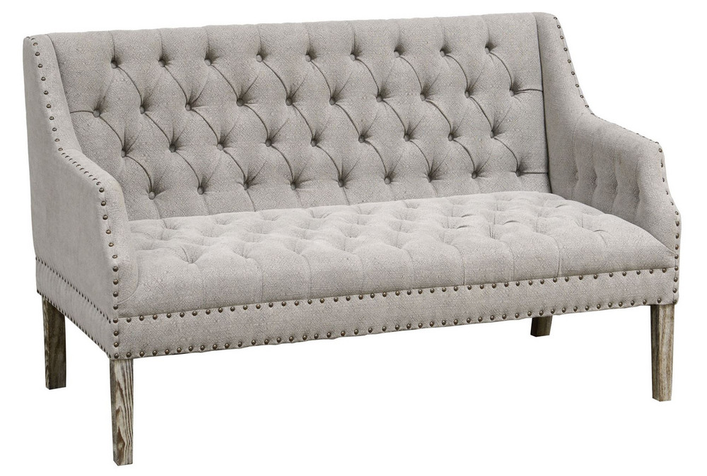Camille Grey Settee
